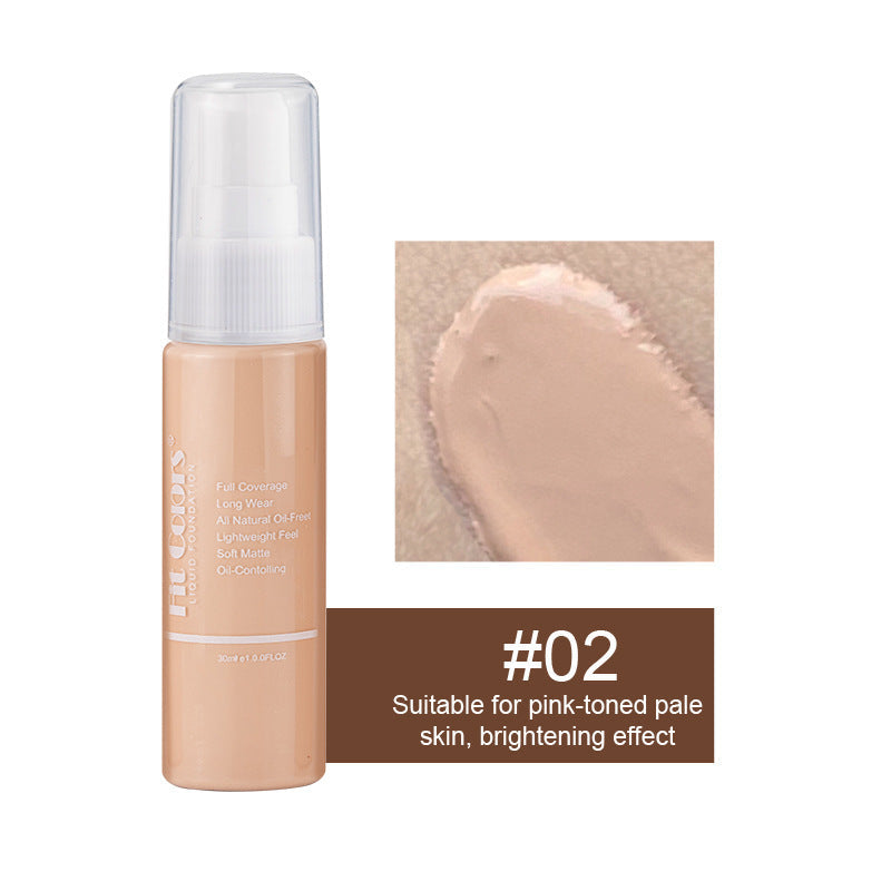 Fit Colors 8-color foundation is easy to spread and lasts for a long time. Matte concealer and contour foundation. European and American cosmetics cross-border