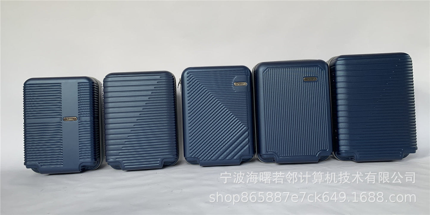 South American semi-finished cabin luggage foldable suitcase six-piece suitcase trolley suitcase travel case 