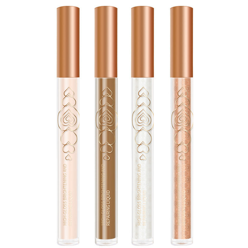 Bobani Light and Shadow Concealer Highlight Shadow Brightening Liquid Micro-Shimmer Matte Concealer Base Color Highlight Eyeshadow