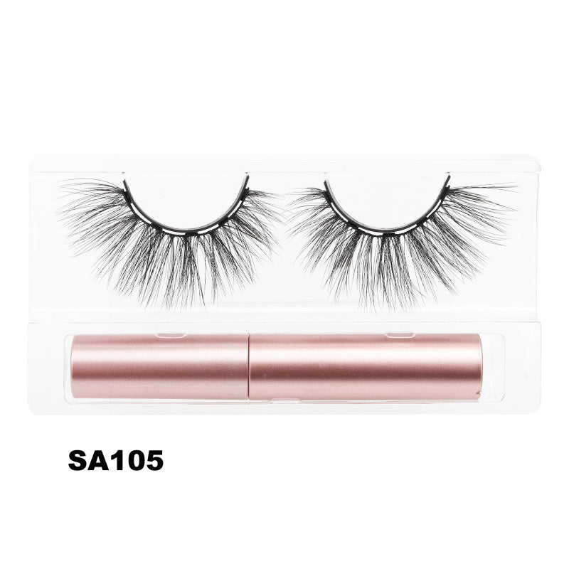 DINGSE magnetic eyelashes single pair false eyelashes glue-free eyelashes magnetic eyeliner natural eyelashes