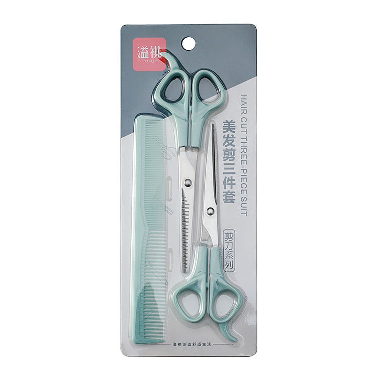 Children's baby hair cutting scissors set bangs teeth scissors flat scissors comb pet grooming tools hairdressing scissors set