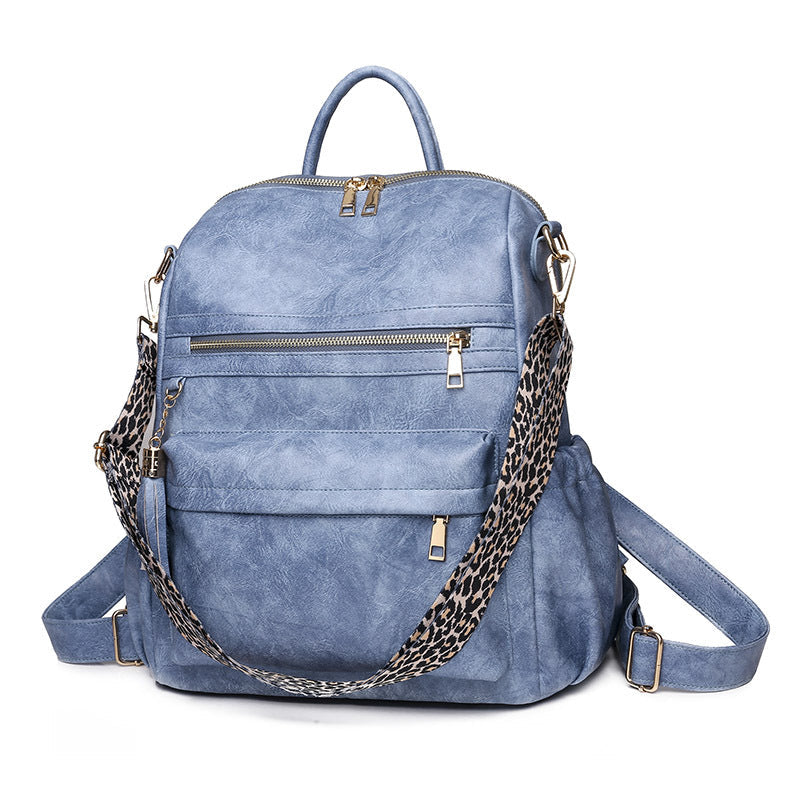 Backpack ladies 2024 backpack female European and American retro popular girls tassel bag Amazon bags wholesale 