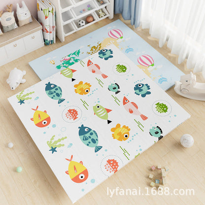 Baby crawling mat xpe150*180 thick double-sided folding children's floor mat household odorless baby crawling mat