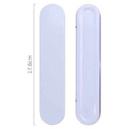 Wholesale grafting eyelash tweezers storage tool tinplate rectangular double layer sponge multi-color tweezers storage box