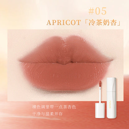 NOVO temptation soft mist lip glaze matte whitening non-fading non-stick cup waterproof mist lip liquid students លក់ដុំ 