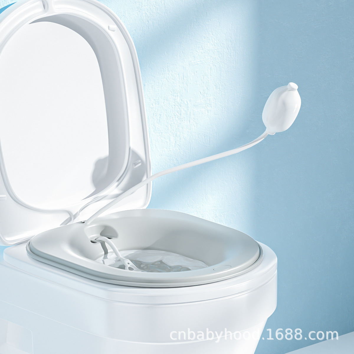 Folding bidet for pregnant women to wash their buttocks, private parts, men and women, no-squatting buttocks washing basin, pregnant women, confinement care basin