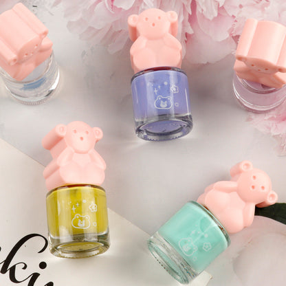 Bei Shijie water-based cute no-bake long-lasting non-peelable quick-drying nude color no odor nail polish wholesale