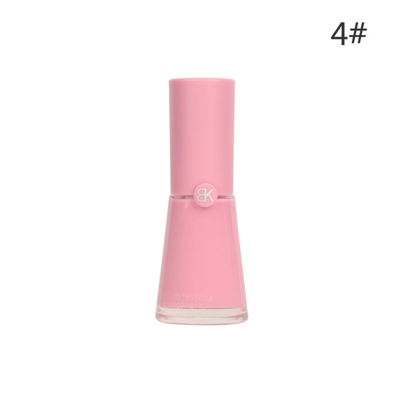 bk summer whitening 7 days 38 colors no baking long-lasting water-based nail polish 9.5ml non-peelable pure color macaron 