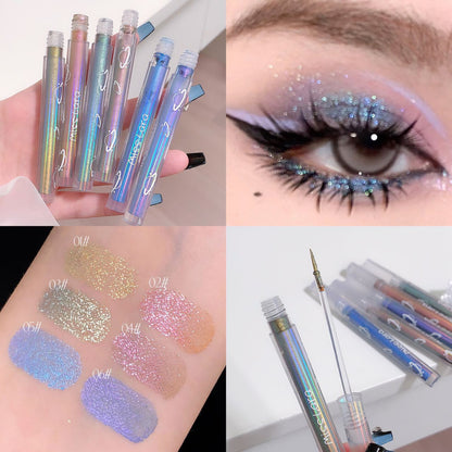 MISSLARA liquid eyeshadow, glitter powder, pearlescent sequins, glittering galaxy, brightening, teardrops, fine glitter