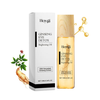 ប្រេងសំខាន់ៗ Hoygi Ginseng Firming Essential Oil ផ្តល់សំណើម ផ្តល់សំណើម កាត់បន្ថយស្នាមជ្រីវជ្រួញ បន្តឹងស្បែក ធ្វើឱ្យស្បែកស ភ្លឺរលោង និងផ្តល់សំណើមដល់ស្បែក។ 