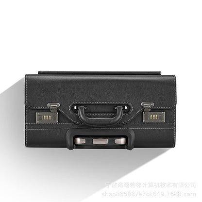 Stewardess flight case conductor luggage captain trolley case lawyer business boarding case equipment box cash box 18 inches 