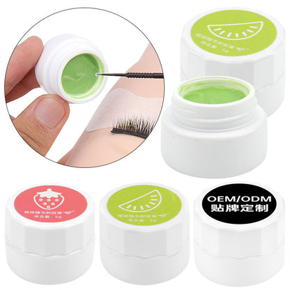 Wholesale grafting eyelash removal cream 5g fruity eyelash removal cream beauty shop glue remover cream