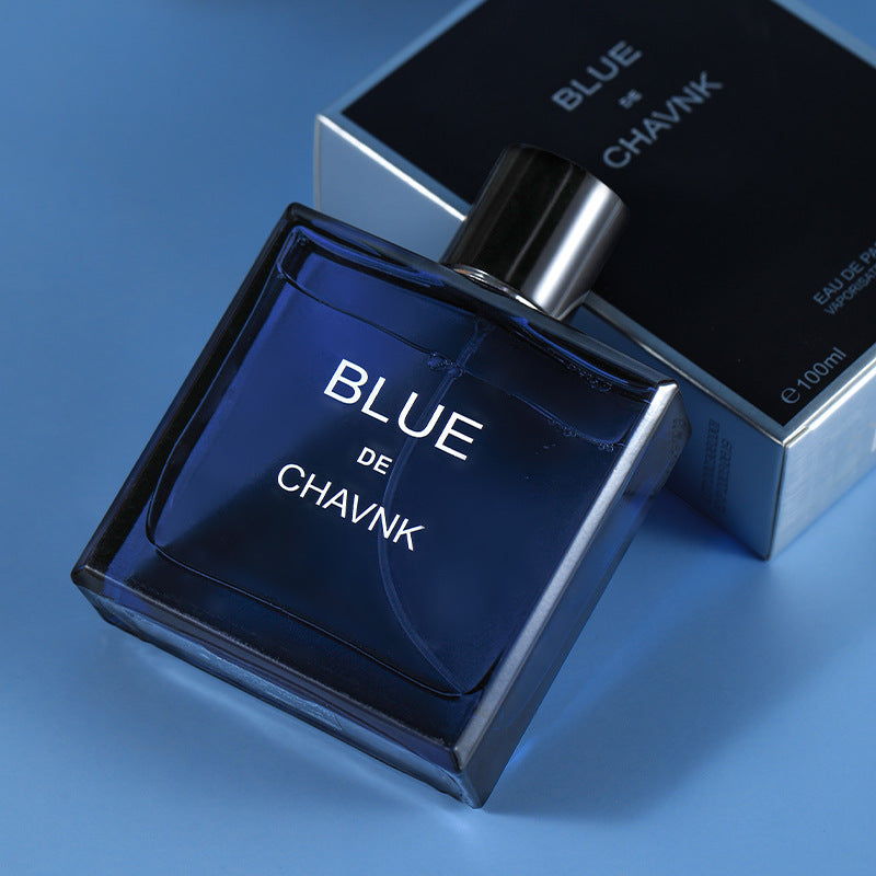 Douyin hit blue men's perfume fresh and lasting light fragrance Vietnamese perfume student sports cologne perfume wholesale