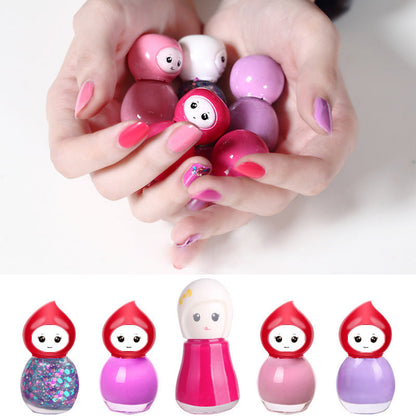 Nail polish full set of nail polish no baking quick drying long-lasting autumn and winter cross-border parent-child peelable water-based nail polish set