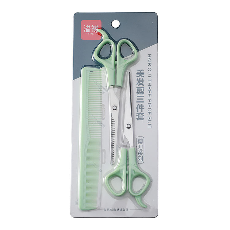 Children's baby hair cutting scissors set bangs teeth scissors flat scissors comb pet grooming tools hairdressing scissors set