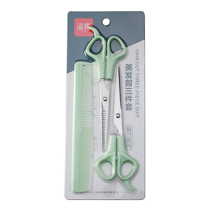 Children's baby hair cutting scissors set bangs teeth scissors flat scissors comb pet grooming tools hairdressing scissors set