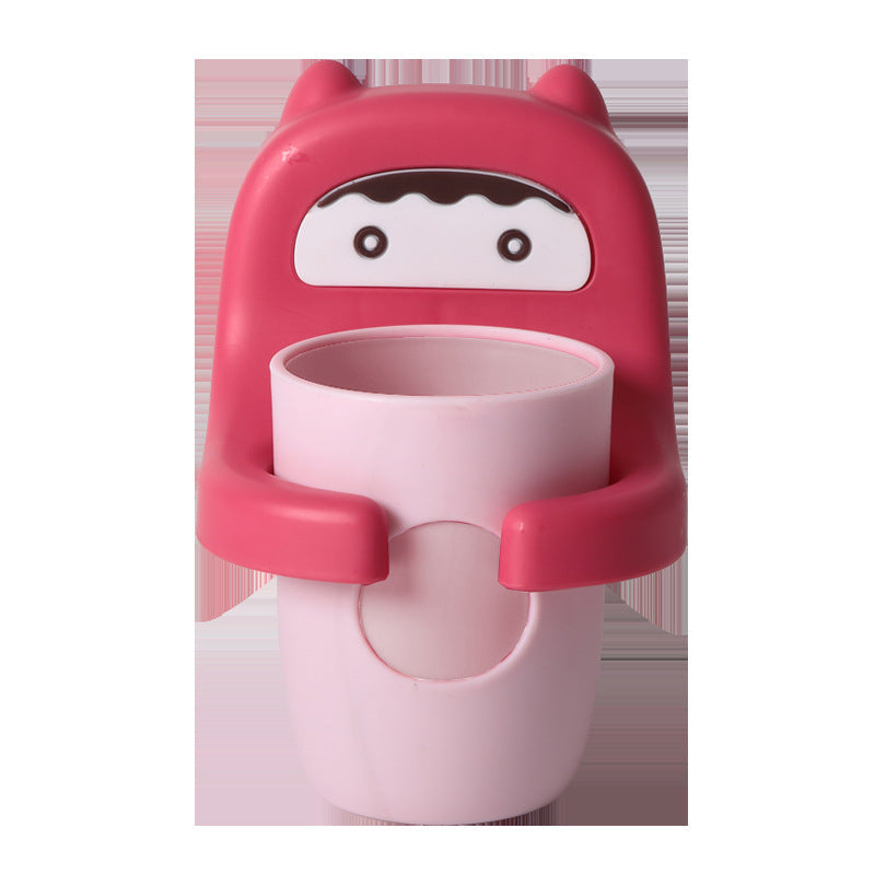 Children's toothbrush cup toothbrush mouthwash cup baby toothbrush holder toothbrush holder wall-mounted multifunctional cute toothbrush cup