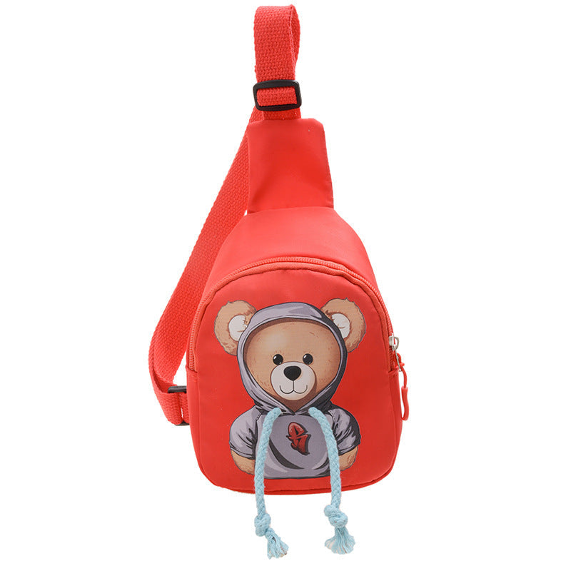 Wholesale children's bags new style boy dinosaur chest bag versatile girl messenger bag sports leisure cartoon shoulder bag 