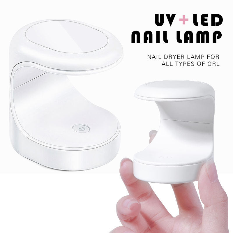 Nail Art Lamp Mini Phototherapy Light Therapy Machine Eggshell Lamp USB Nail Polish Handheld Portable Baking Lamp Wholesale