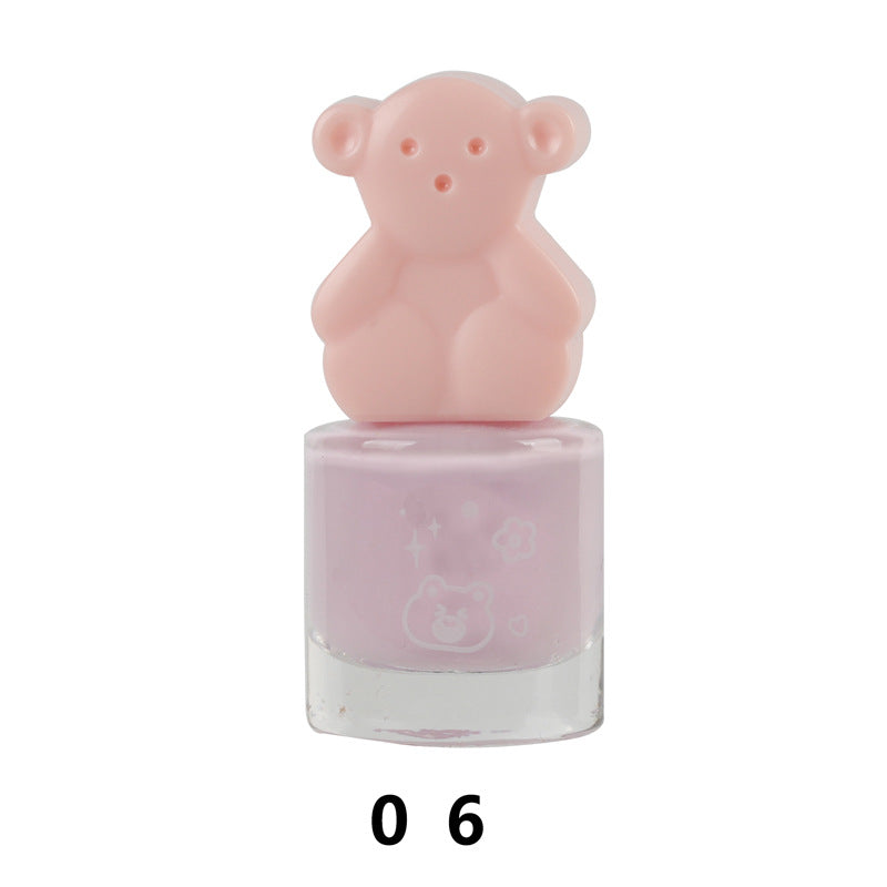 Bei Shijie water-based cute no-bake long-lasting non-peelable quick-drying nude color no odor nail polish wholesale