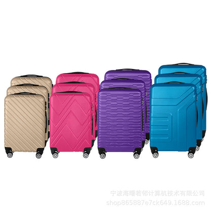 Suitcase semi-finished suitcase manufacturers wholesale ABS trolley case business cabin suitcase printable pattern 12 piece set 