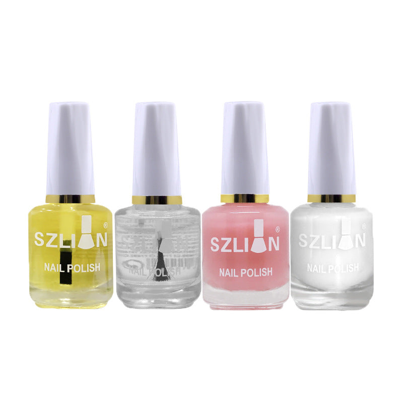 No-bake nail polish, transparent quick-drying polish, base oil, nutrient oil, finger edge oil, softener, large bottle set