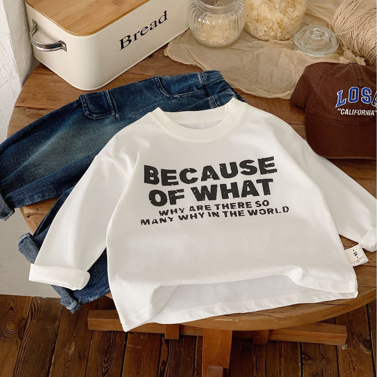 Children's T-shirt 2024 Spring Boys Long-sleeved T-shirt Casual Bottom Children's Clothing New Letter Cotton Top G0030