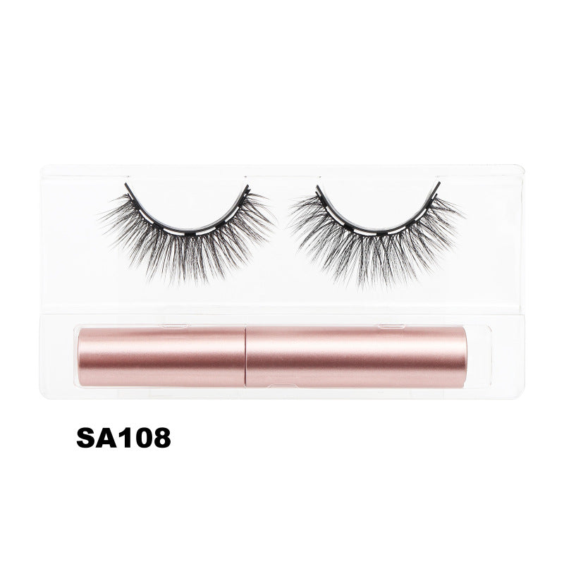 DINGSE magnetic eyelashes single pair false eyelashes glue-free eyelashes magnetic eyeliner natural eyelashes