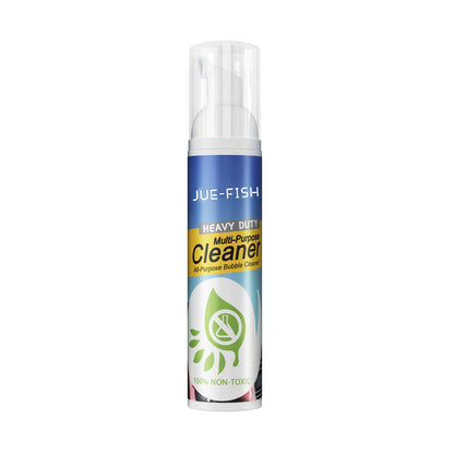 Jue-fish kitchen heavy oil foam cleaning mousse multi-purpose degreasing and descaling foam type oil cleaning agent 