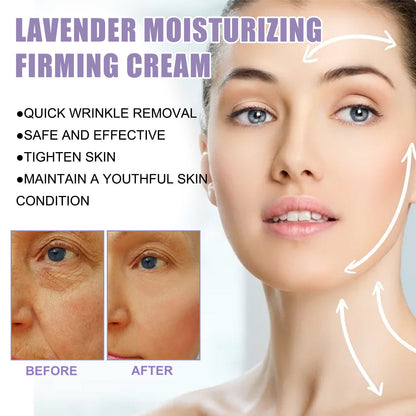 Hoygi lavender anti-aging brightening moisturizing firming cream fades fine lines moisturizing whitening anti-wrinkle 