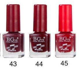 Cross-border new nail polish gorgeous small nail polish student nail polish color fragrance wine red bright red wholesale