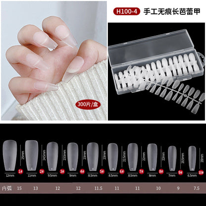 Hand-made wearable nails, frosted, no-carving, thin, foldable, traceless, air soft nails, 300 pieces, new upgrade