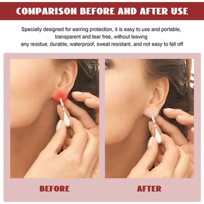 EELHOE invisible earlobe support patch earrings invisible protection patch earlobe support patch បំណះការពារត្រចៀក 