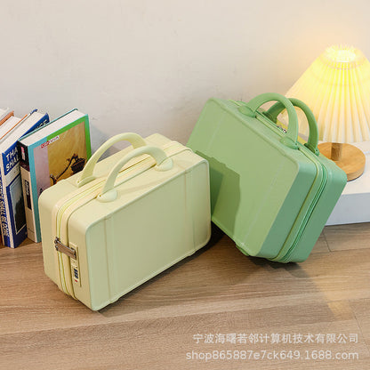 14 inch cosmetic bag personalized fashion mini travel case small ladies suitcase light short distance travel bag wholesale 