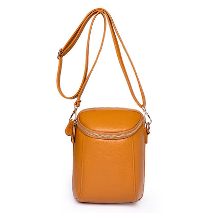 Small bag women's new single shoulder bag solid color litchi pattern crossbody mobile phone bag ladies bag fashion 2024 summer 