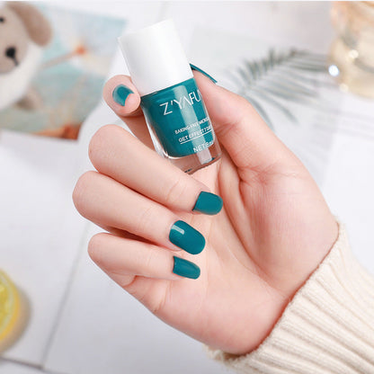 ZYAFUN No-bake water-based peelable nail polish No-bake quick-drying long-lasting no-fading odorless peel-off micro-glue nail polish 