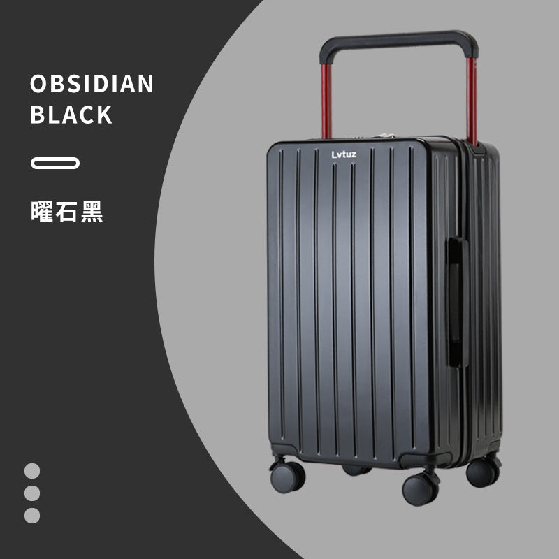 Trolley case middle wide trolley suitcase ABS+PC women's large capacity password suitcase universal wheel men 