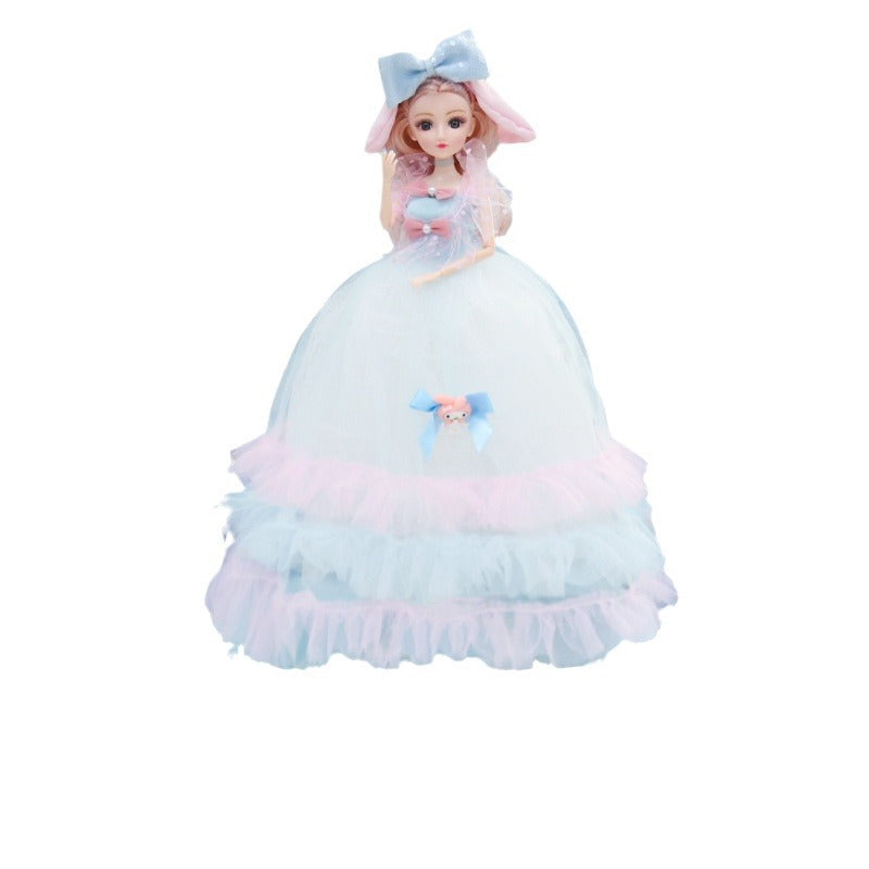 50cm vinyl wedding Yade Barbie doll gift box set princess doll children's toy girl gift