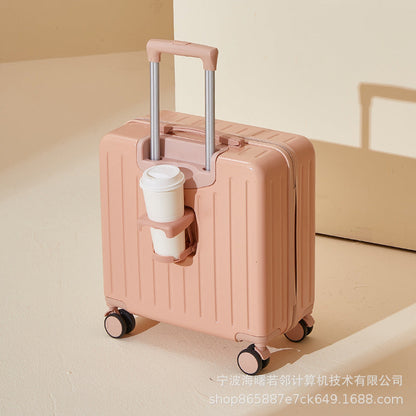 Luggage cabin suitcase small silent men business ins fashion travel trolley case 20 