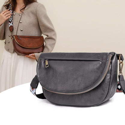 Cross-border bag women's new fashion retro one-shoulder underarm bag ladies bag casual simple chest bag women