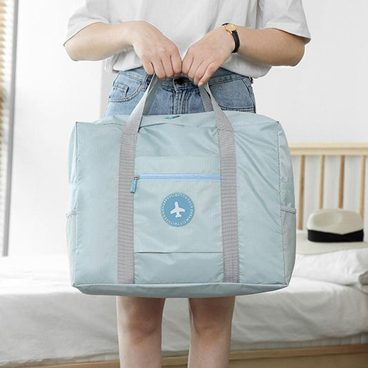 Thickened travel bag, foldable handbag, maternity bag, large-capacity portable moving luggage bag 