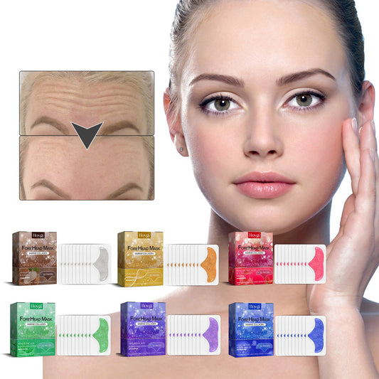 Hoygi Anti-wrinkle Forehead Mask Series Lightens Fine Lines Smoothes Forehead Firms Skin Anti-wrinkle Smoothing Forehead Mask 