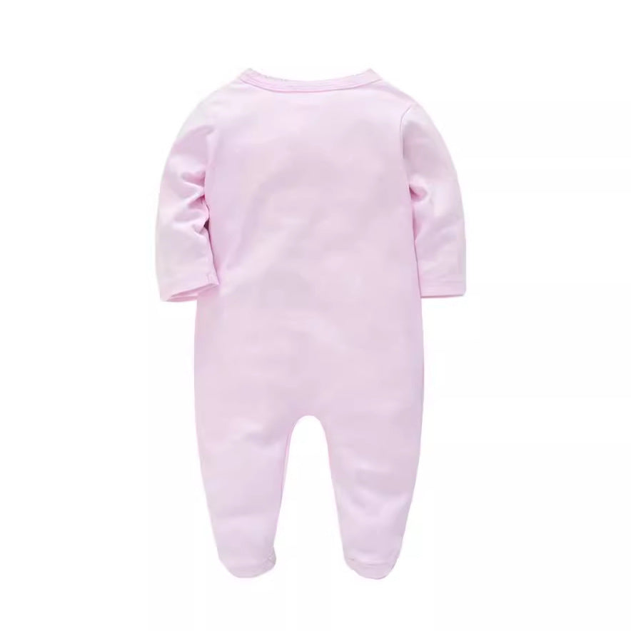 Infant and toddler clothing baby2024 autumn new long-sleeved cartoon newborn clothes baby jumpsuit