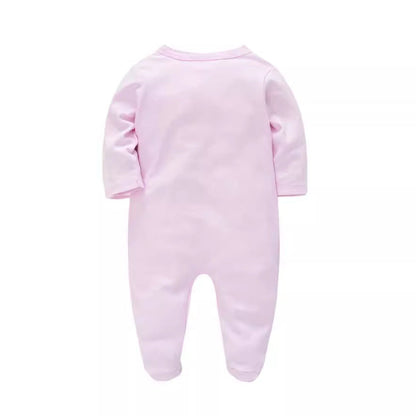 Infant and toddler clothing baby2024 autumn new long-sleeved cartoon newborn clothes baby jumpsuit