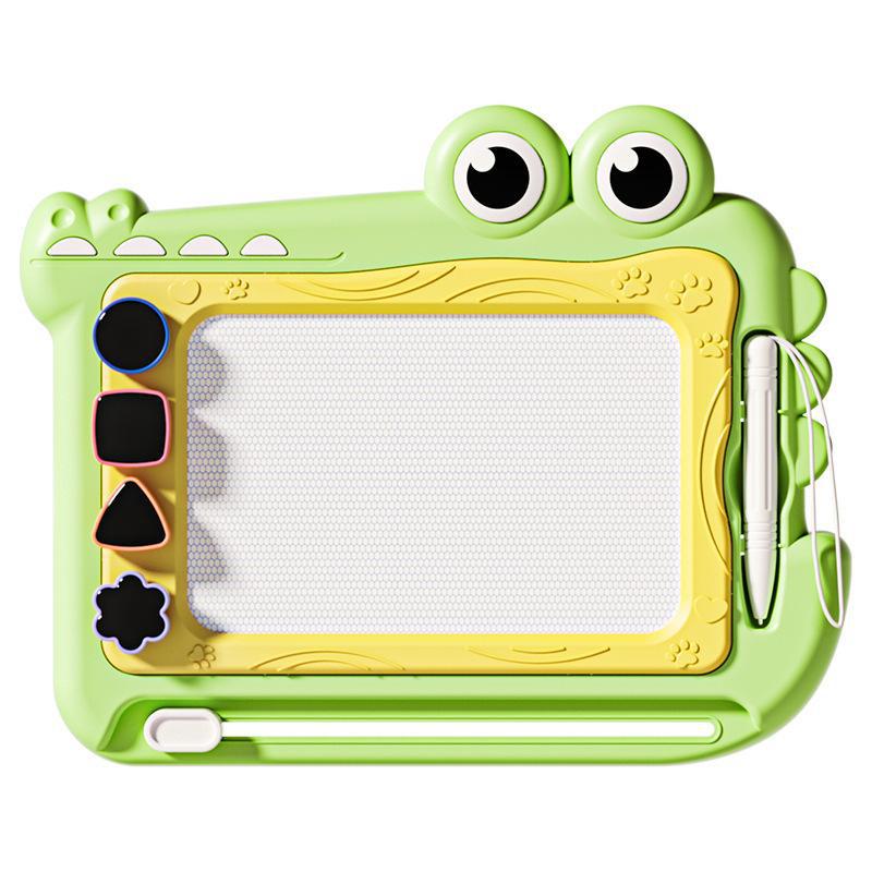 Little crocodile color magnetic drawing board handwriting board cross-border wholesale kindergarten baby magnetic writing board toys