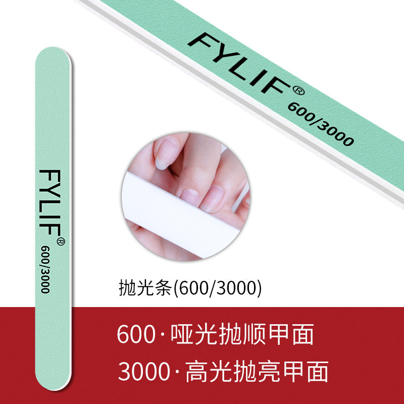 Nail art nail file strips printing diamond-shaped nail file manicure type washboard grinding strips polishing strips high-quality emery strips wholesale