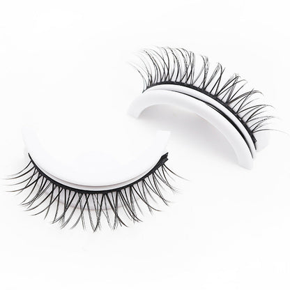 Dingsen false eyelashes self-adhesive eyelashes female natural glue-free stickers whole piece of eyelashes