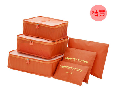 Korean travel storage bag six-piece set travel large production travel storage 6-piece set storage bag production LOGO 