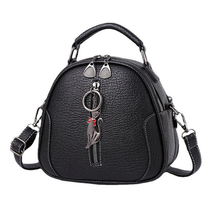 2024 autumn and winter fashion new women's shoulder bag cute pendant handbag messenger bag trendy women's bag one piece 