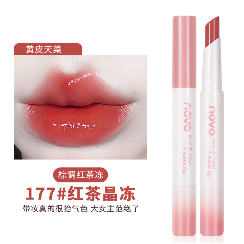 Makeup NOVO Charming Translucent Watery Lipstick Not Greasy Not Sticky Student Lip Glaze Wholesale Whitening Affordable Domestic Products 